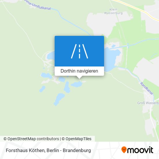 Forsthaus Köthen Karte