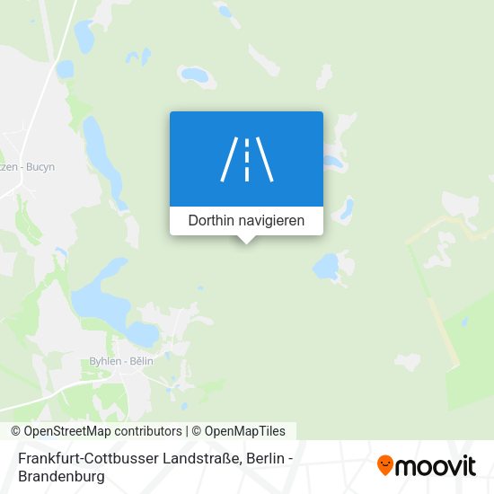 Frankfurt-Cottbusser Landstraße Karte