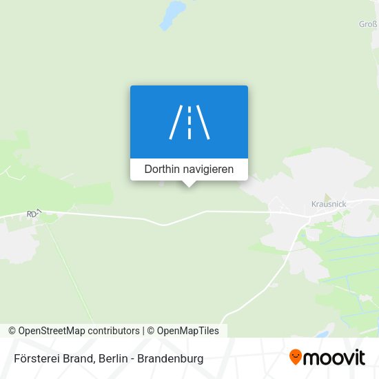 Försterei Brand Karte