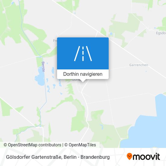 Gölsdorfer Gartenstraße Karte