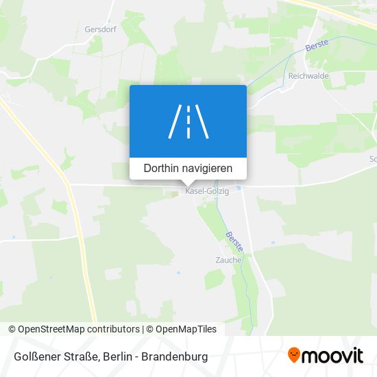 Golßener Straße Karte