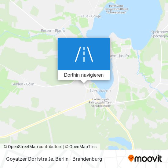 Goyatzer Dorfstraße Karte