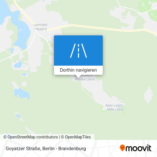 Goyatzer Straße Karte