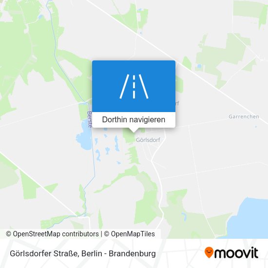Görlsdorfer Straße Karte