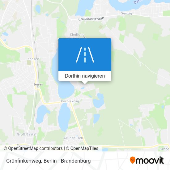Grünfinkenweg Karte