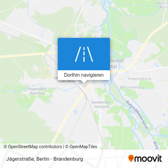 Jägerstraße Karte