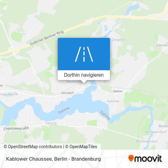 Kablower Chaussee Karte