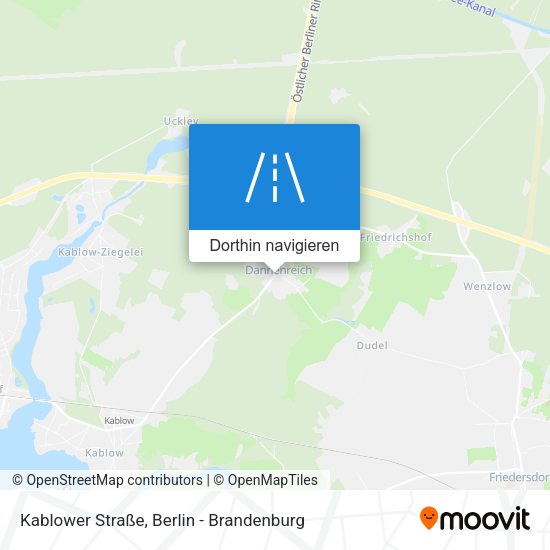 Kablower Straße Karte