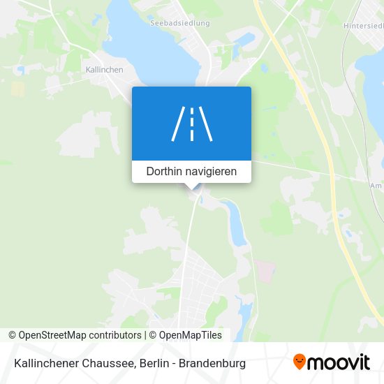 Kallinchener Chaussee Karte