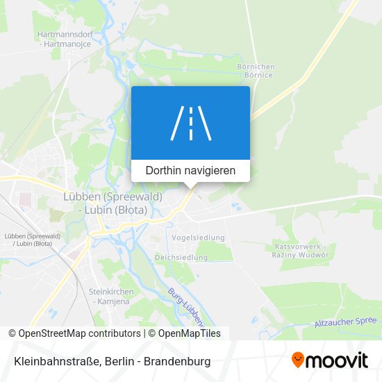 Kleinbahnstraße Karte