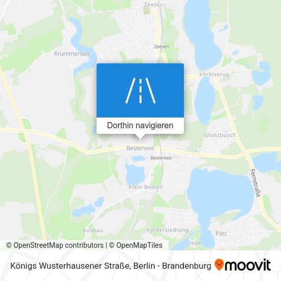 Königs Wusterhausener Straße Karte