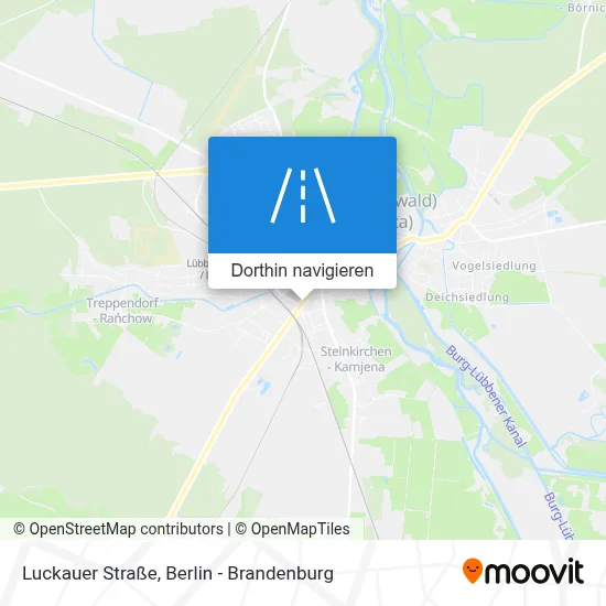Luckauer Straße Karte