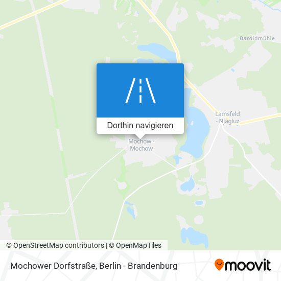 Mochower Dorfstraße Karte