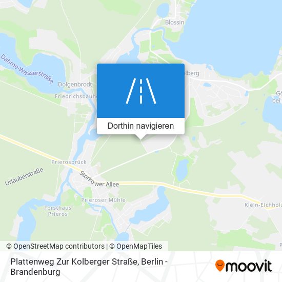 Plattenweg Zur Kolberger Straße Karte