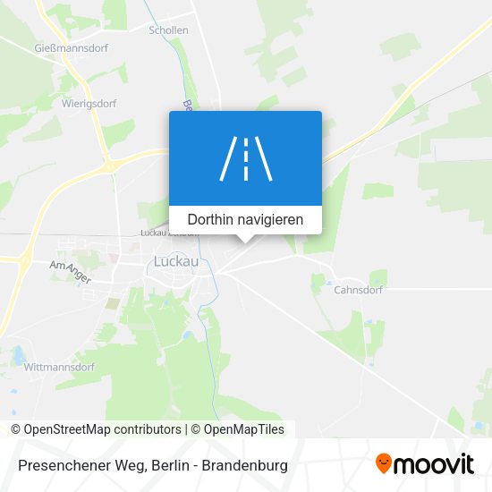 Presenchener Weg Karte