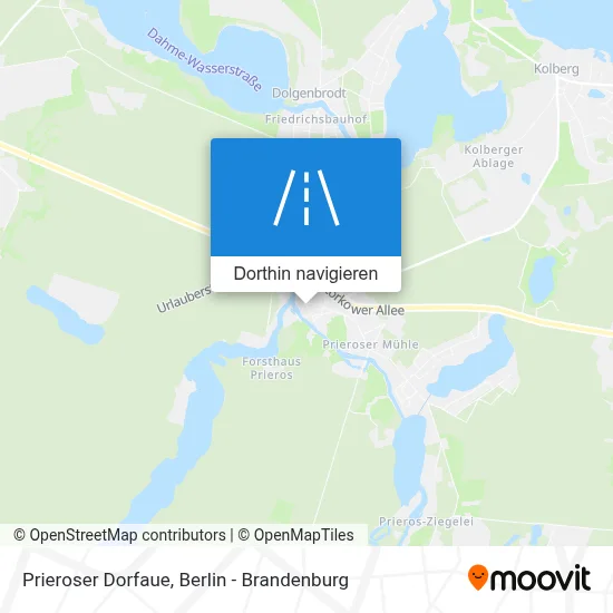 Prieroser Dorfaue Karte