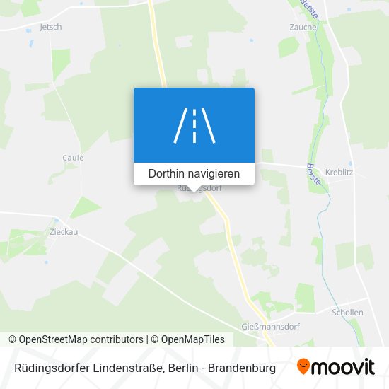Rüdingsdorfer Lindenstraße Karte
