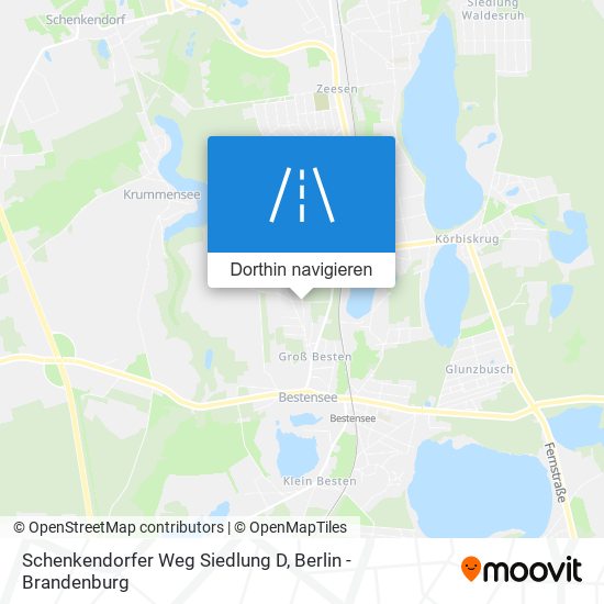 Schenkendorfer Weg Siedlung D Karte