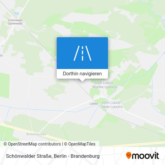 Schönwalder Straße Karte
