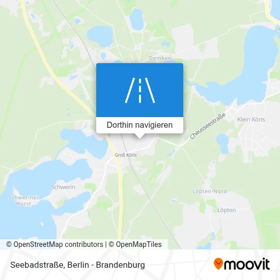 Seebadstraße Karte