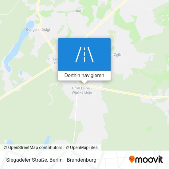 Siegadeler Straße Karte