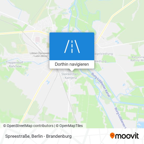 Spreestraße Karte
