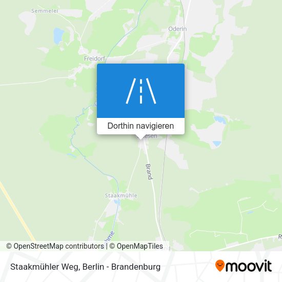 Staakmühler Weg Karte