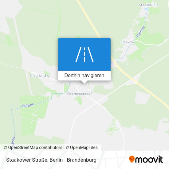 Staakower Straße Karte
