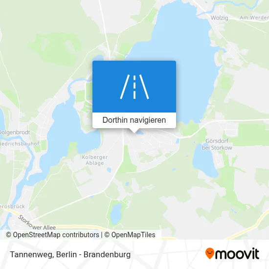 Tannenweg Karte