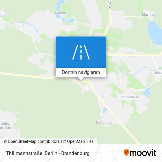 Thälmannstraße Karte