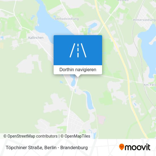 Töpchiner Straße Karte