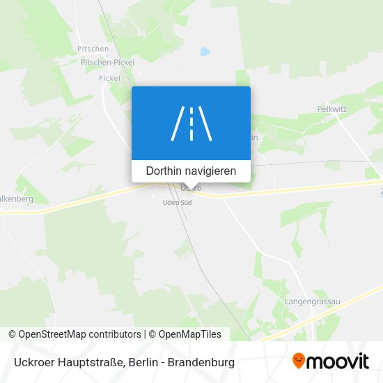 Uckroer Hauptstraße Karte
