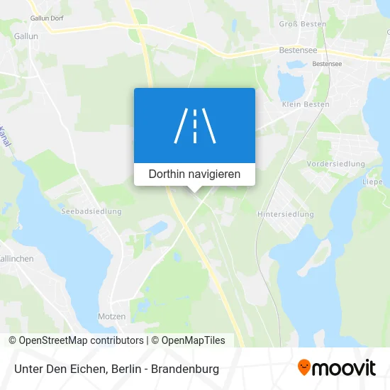 Unter Den Eichen Karte