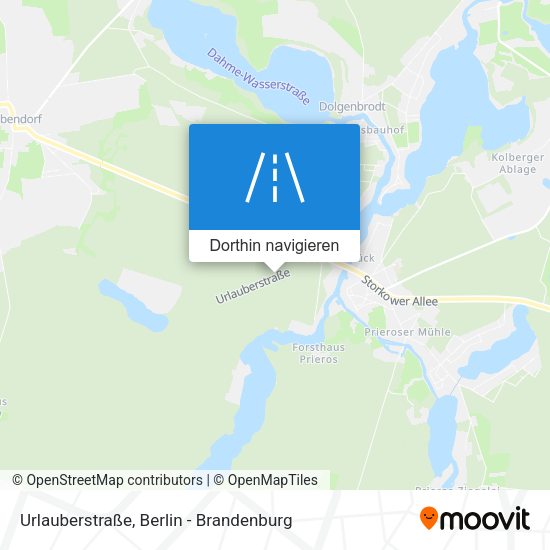 Urlauberstraße Karte