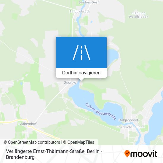 Verlängerte Ernst-Thälmann-Straße Karte