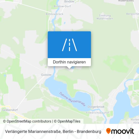 Verlängerte Mariannenstraße Karte