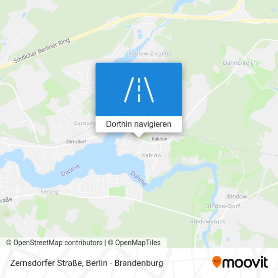 Zernsdorfer Straße Karte