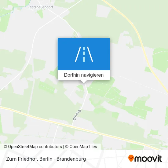 Zum Friedhof Karte