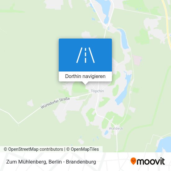 Zum Mühlenberg Karte