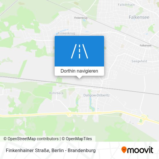Finkenhainer Straße Karte
