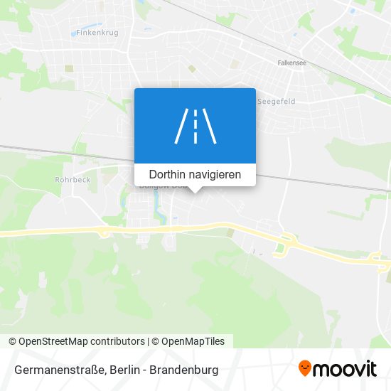 Germanenstraße Karte