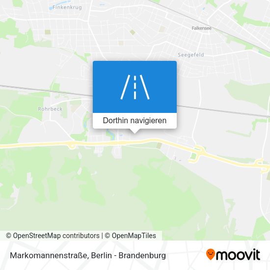 Markomannenstraße Karte