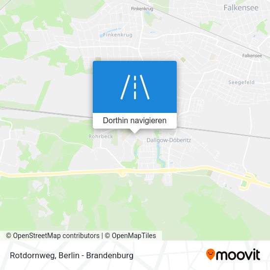 Rotdornweg Karte