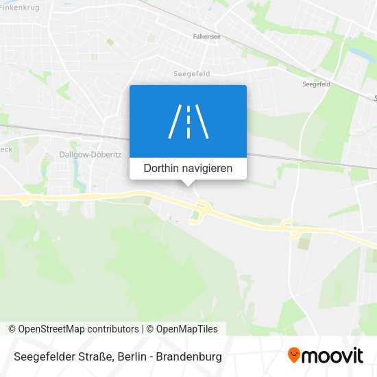 Seegefelder Straße Karte
