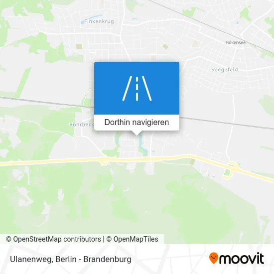 Ulanenweg Karte