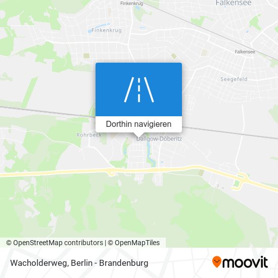 Wacholderweg Karte