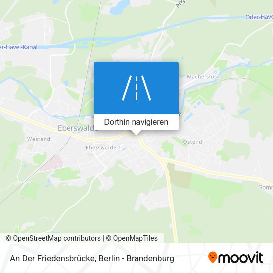 An Der Friedensbrücke Karte