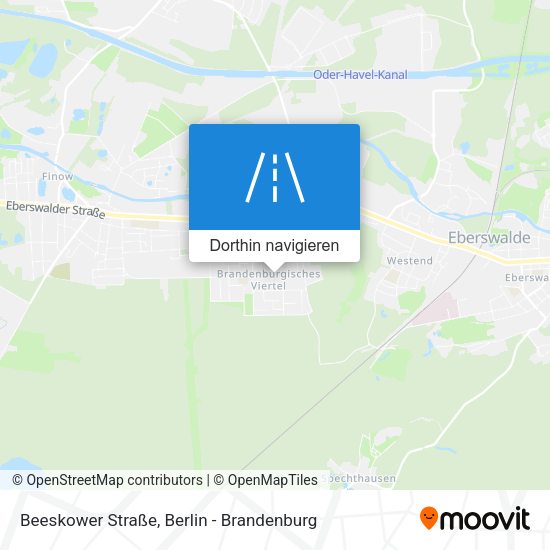 Beeskower Straße Karte