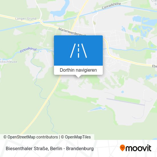 Biesenthaler Straße Karte
