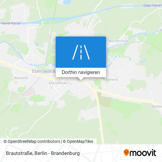 Brautstraße Karte